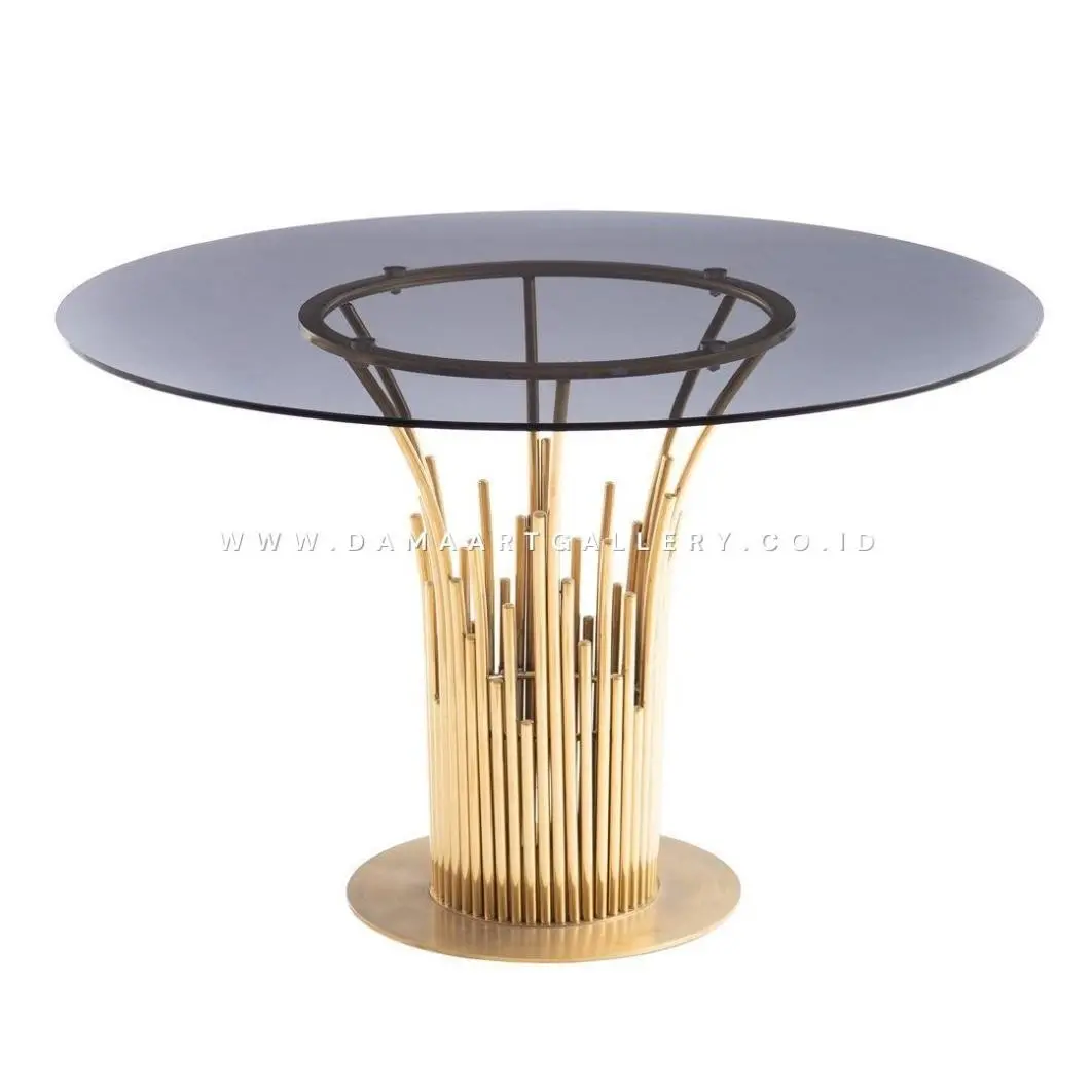 Coffee Table Tembaga dan Kuningan